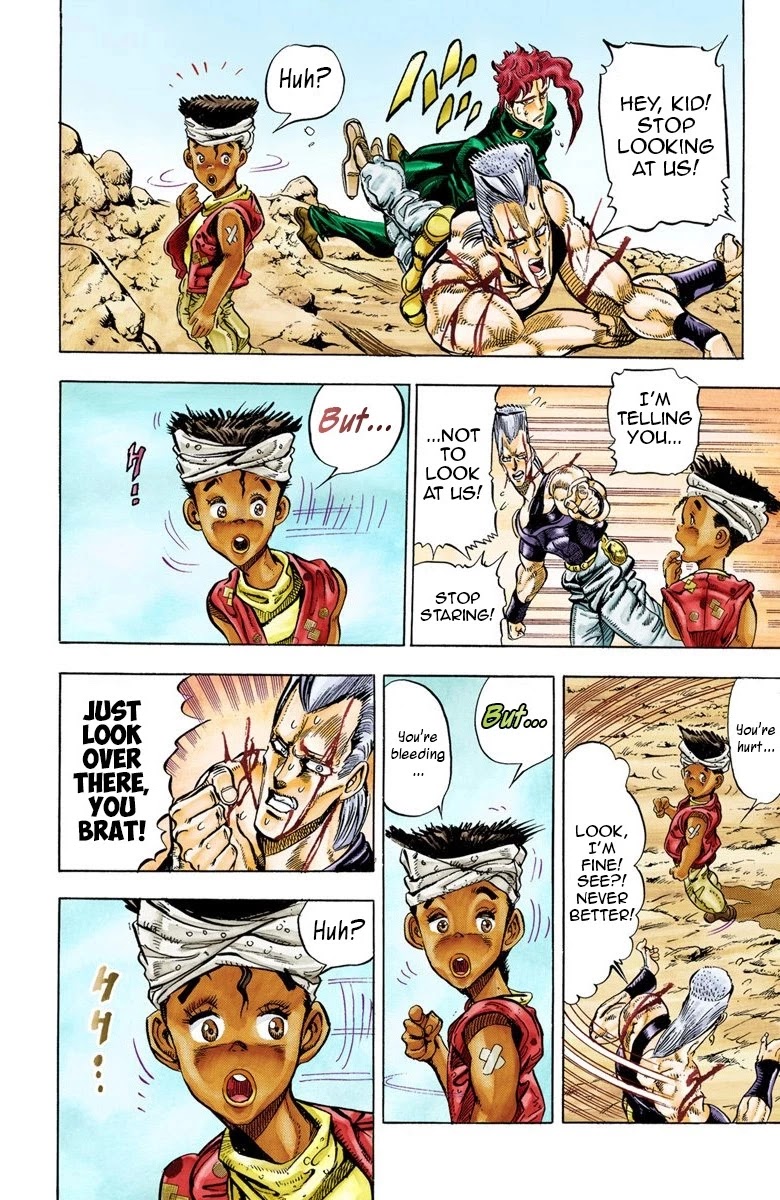 JoJo's Bizarre Adventure Part 3 - Stardust Crusaders (Official Colored) Chapter 31 page 14 - Chapter 31: The Emperor and the Hanged Man Part 5