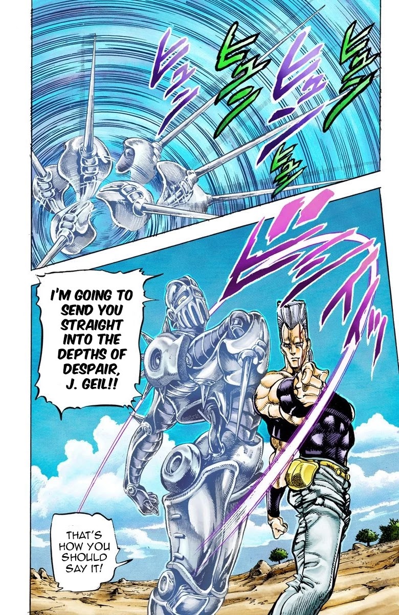 JoJo's Bizarre Adventure Part 3 - Stardust Crusaders (Official Colored) Chapter 31 page 18 - Chapter 31: The Emperor and the Hanged Man Part 5