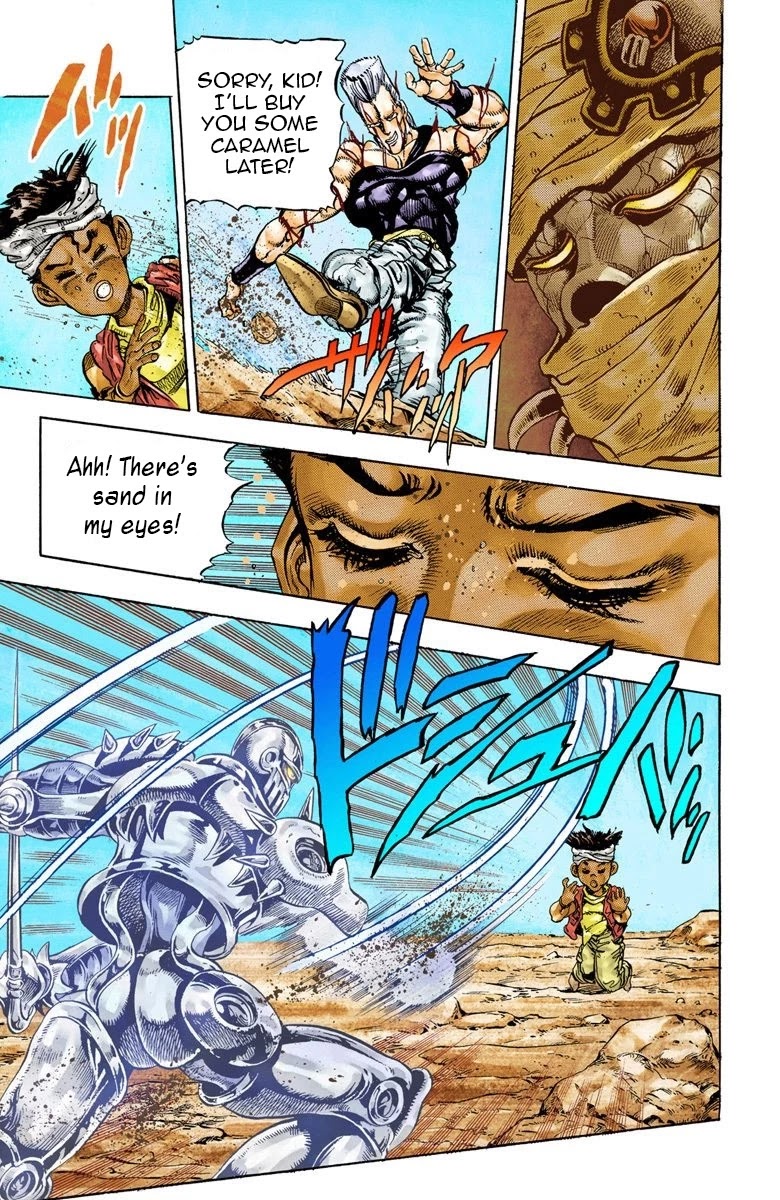 JoJo's Bizarre Adventure Part 3 - Stardust Crusaders (Official Colored) Chapter 31 page 19 - Chapter 31: The Emperor and the Hanged Man Part 5