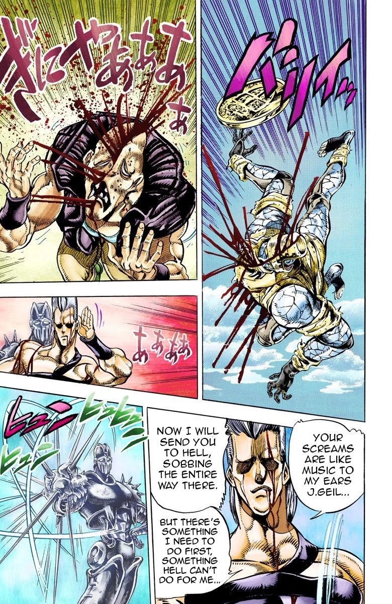 JoJo's Bizarre Adventure Part 3 - Stardust Crusaders (Official Colored) Chapter 32 page 16 - Chapter 32: The Emperor and the Hanged Man Part 6