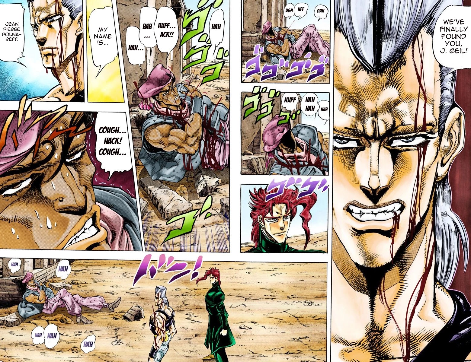 JoJo's Bizarre Adventure Part 3 - Stardust Crusaders (Official Colored) Chapter 32 page 2 - Chapter 32: The Emperor and the Hanged Man Part 6