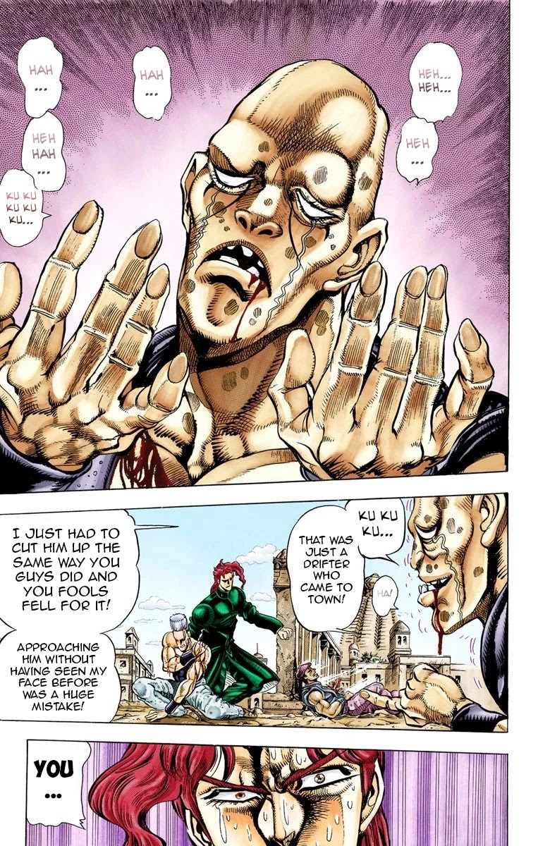 JoJo's Bizarre Adventure Part 3 - Stardust Crusaders (Official Colored) Chapter 32 page 6 - Chapter 32: The Emperor and the Hanged Man Part 6