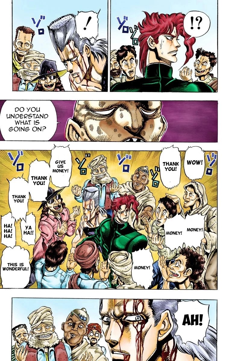 JoJo's Bizarre Adventure Part 3 - Stardust Crusaders (Official Colored) Chapter 32 page 8 - Chapter 32: The Emperor and the Hanged Man Part 6