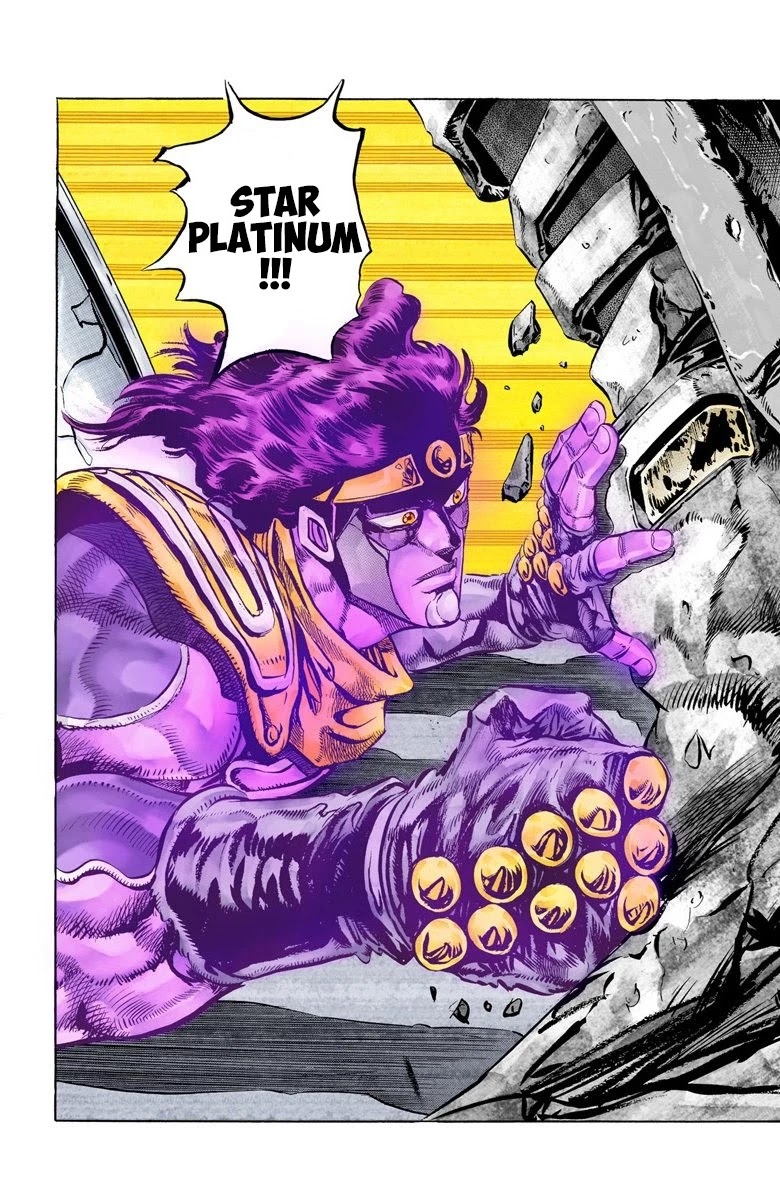 JoJo's Bizarre Adventure Part 3 - Stardust Crusaders (Official Colored) Chapter 37 page 18 - Chapter 37: Wheel of Fortune Part 1
