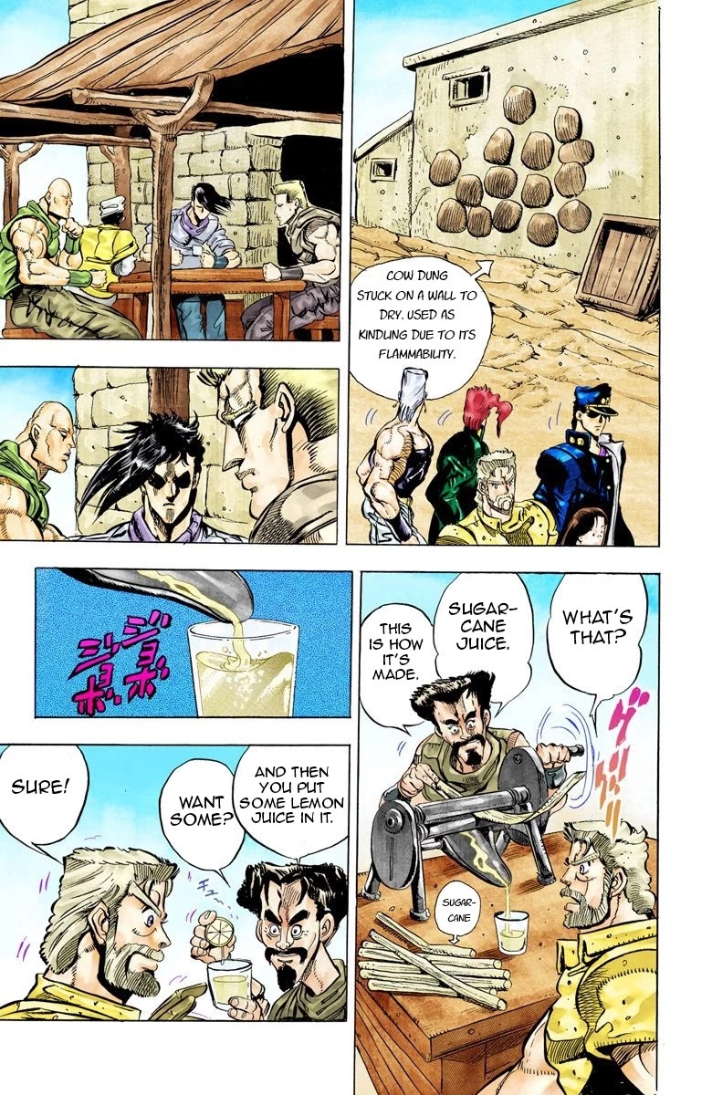 JoJo's Bizarre Adventure Part 3 - Stardust Crusaders (Official Colored) Chapter 38 page 6 - Chapter 38: Wheel of Fortune Part 2