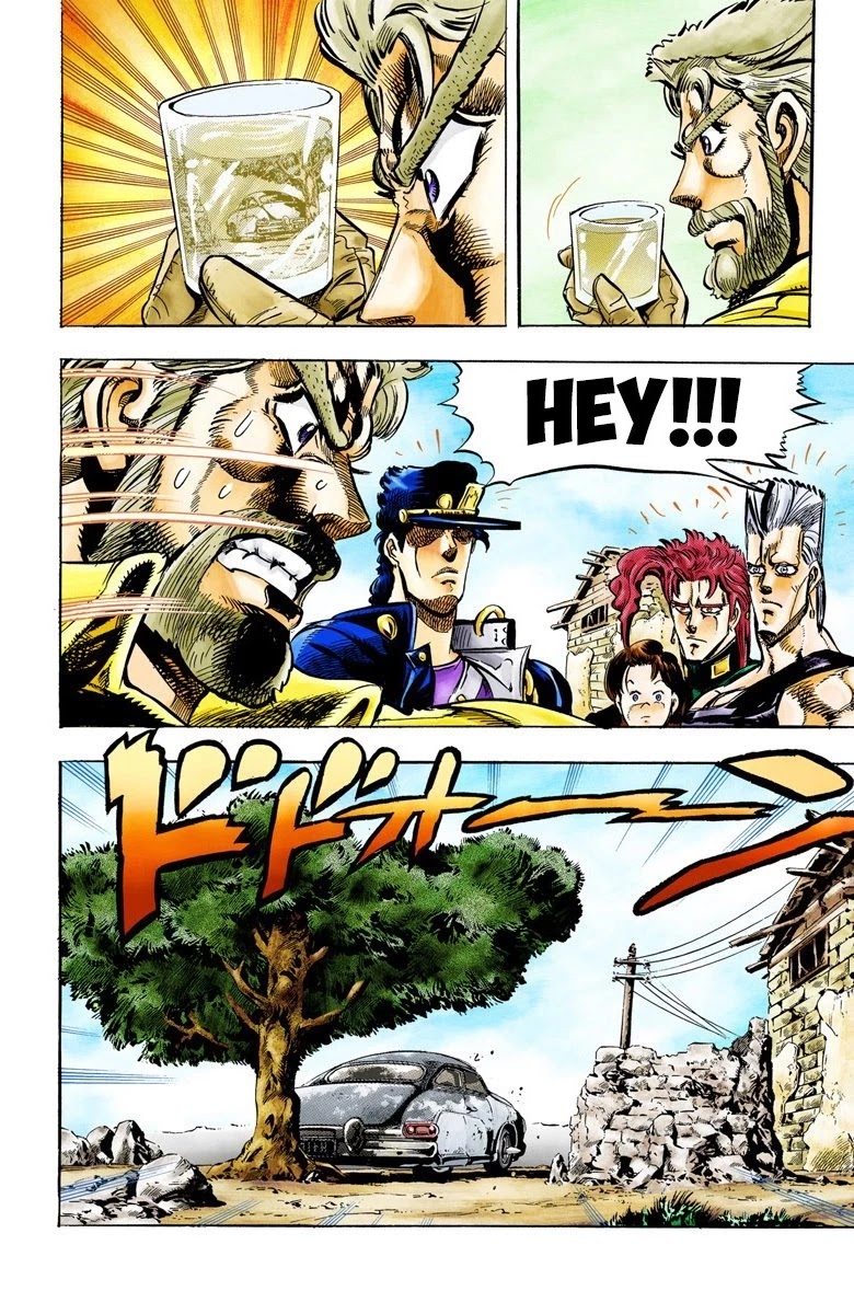 JoJo's Bizarre Adventure Part 3 - Stardust Crusaders (Official Colored) Chapter 38 page 7 - Chapter 38: Wheel of Fortune Part 2