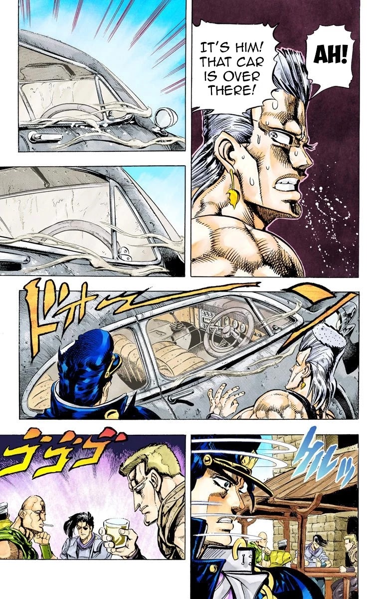 JoJo's Bizarre Adventure Part 3 - Stardust Crusaders (Official Colored) Chapter 38 page 8 - Chapter 38: Wheel of Fortune Part 2