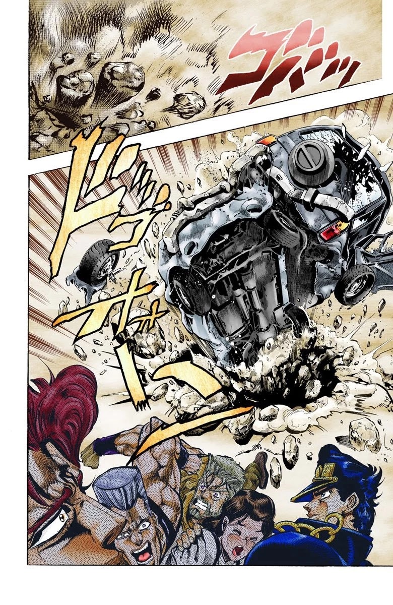 JoJo's Bizarre Adventure Part 3 - Stardust Crusaders (Official Colored) Chapter 39 page 15 - Chapter 39: Wheel of Fortune Part 3