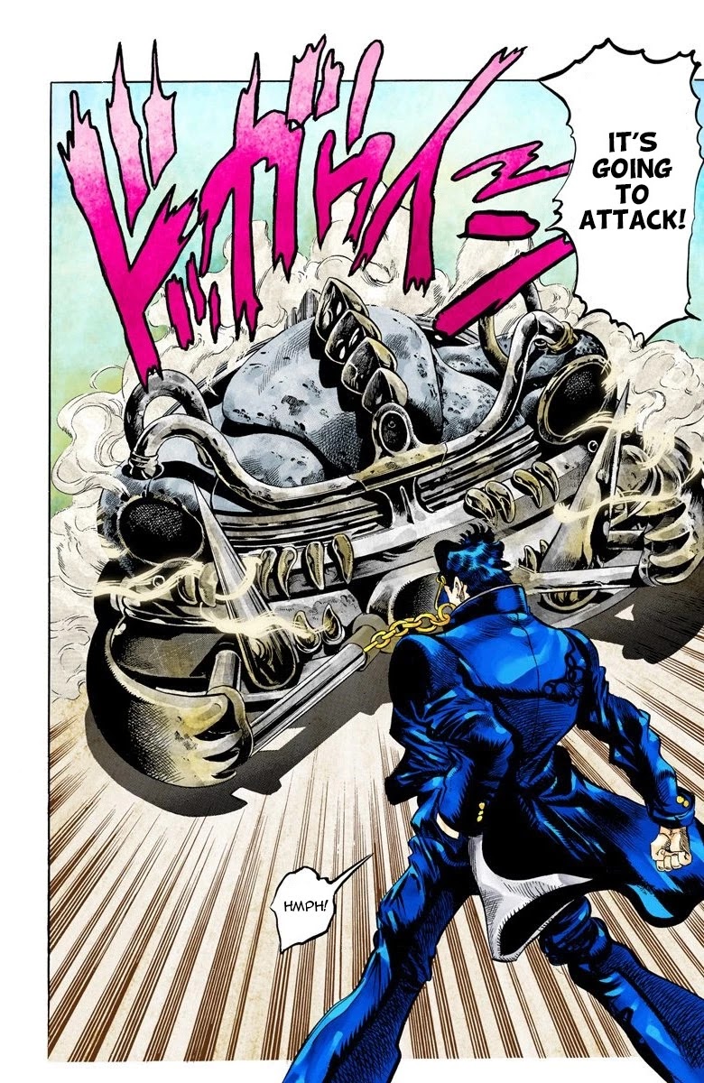 JoJo's Bizarre Adventure Part 3 - Stardust Crusaders (Official Colored) Chapter 39 page 19 - Chapter 39: Wheel of Fortune Part 3