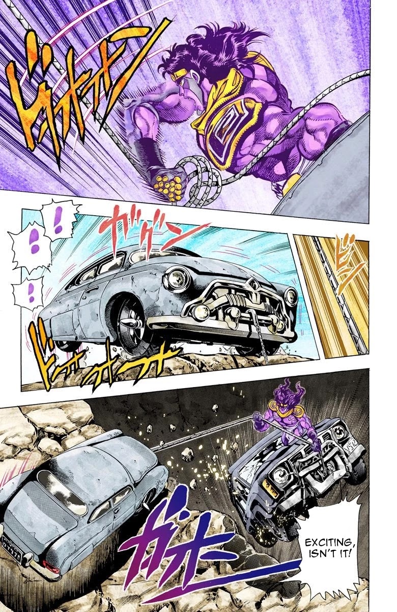 JoJo's Bizarre Adventure Part 3 - Stardust Crusaders (Official Colored) Chapter 39 page 8 - Chapter 39: Wheel of Fortune Part 3