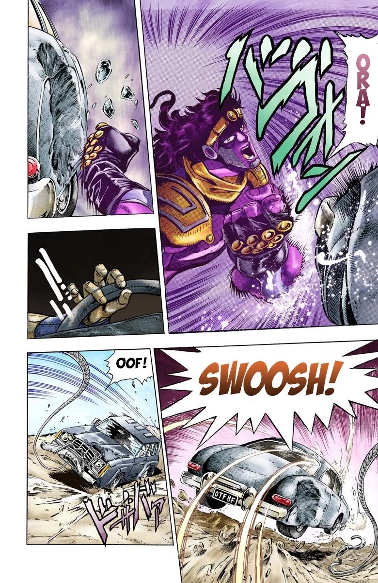 JoJo's Bizarre Adventure Part 3 - Stardust Crusaders (Official Colored) Chapter 39 page 9 - Chapter 39: Wheel of Fortune Part 3