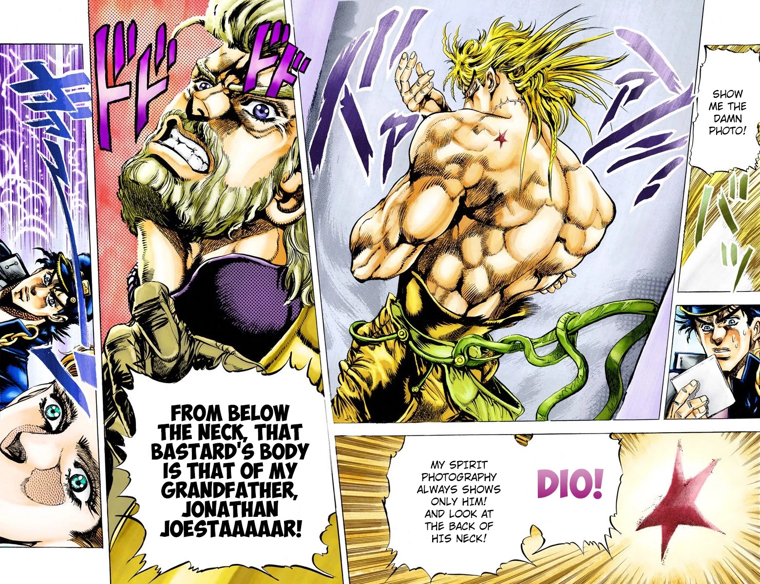 JoJo's Bizarre Adventure Part 3 - Stardust Crusaders (Official Colored) Chapter 4 page 8 - Chapter 4: The Man with the Star Mark