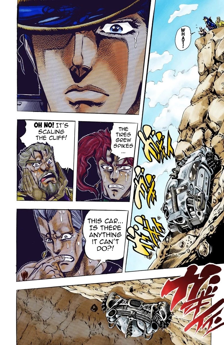JoJo's Bizarre Adventure Part 3 - Stardust Crusaders (Official Colored) Chapter 40 page 11 - Chapter 40: Wheel of Fortune Part 4
