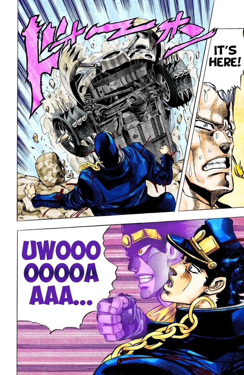 JoJo's Bizarre Adventure Part 3 - Stardust Crusaders (Official Colored) Chapter 40 page 13 - Chapter 40: Wheel of Fortune Part 4
