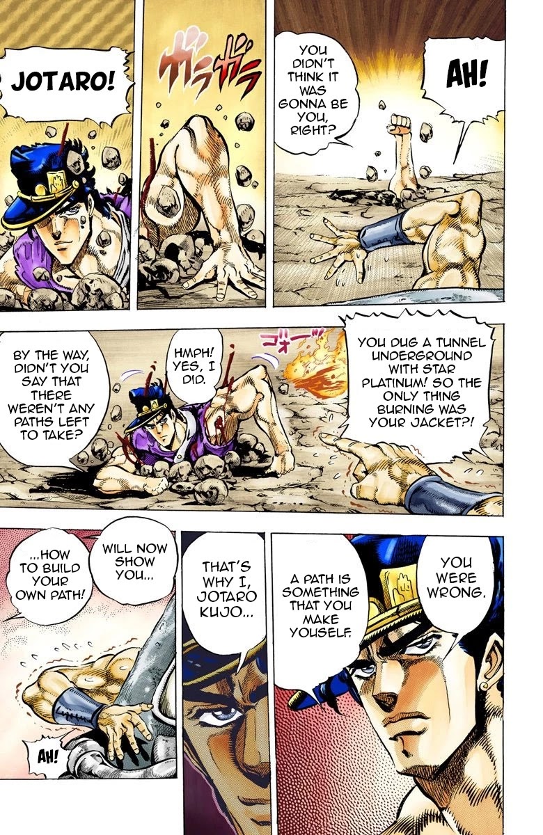 JoJo's Bizarre Adventure Part 3 - Stardust Crusaders (Official Colored) Chapter 40 page 18 - Chapter 40: Wheel of Fortune Part 4