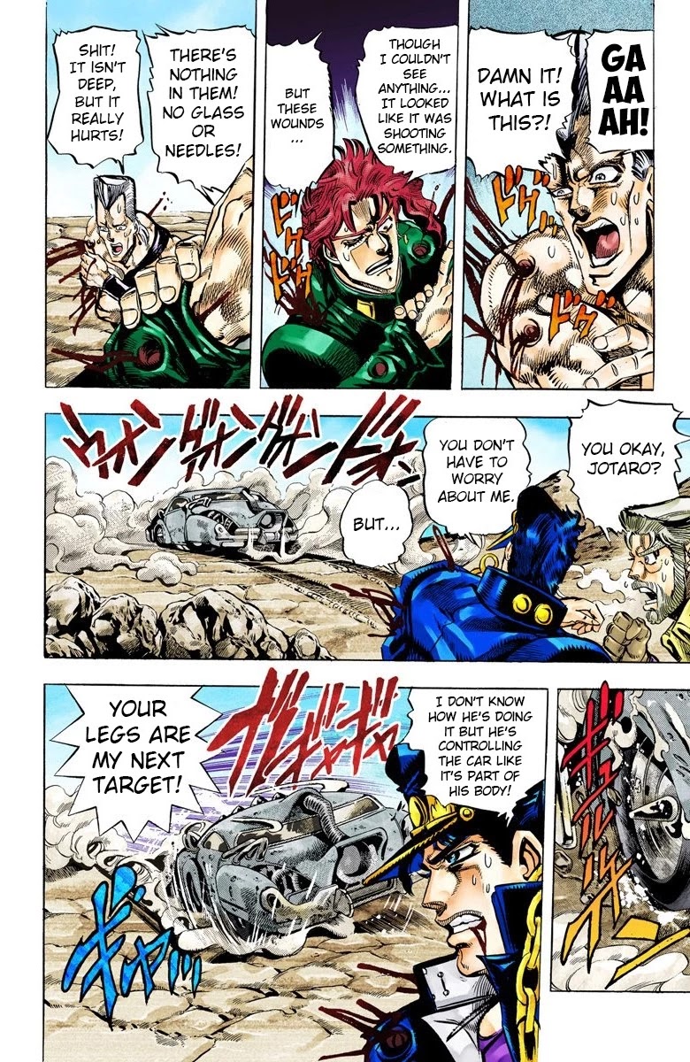 JoJo's Bizarre Adventure Part 3 - Stardust Crusaders (Official Colored) Chapter 40 page 5 - Chapter 40: Wheel of Fortune Part 4