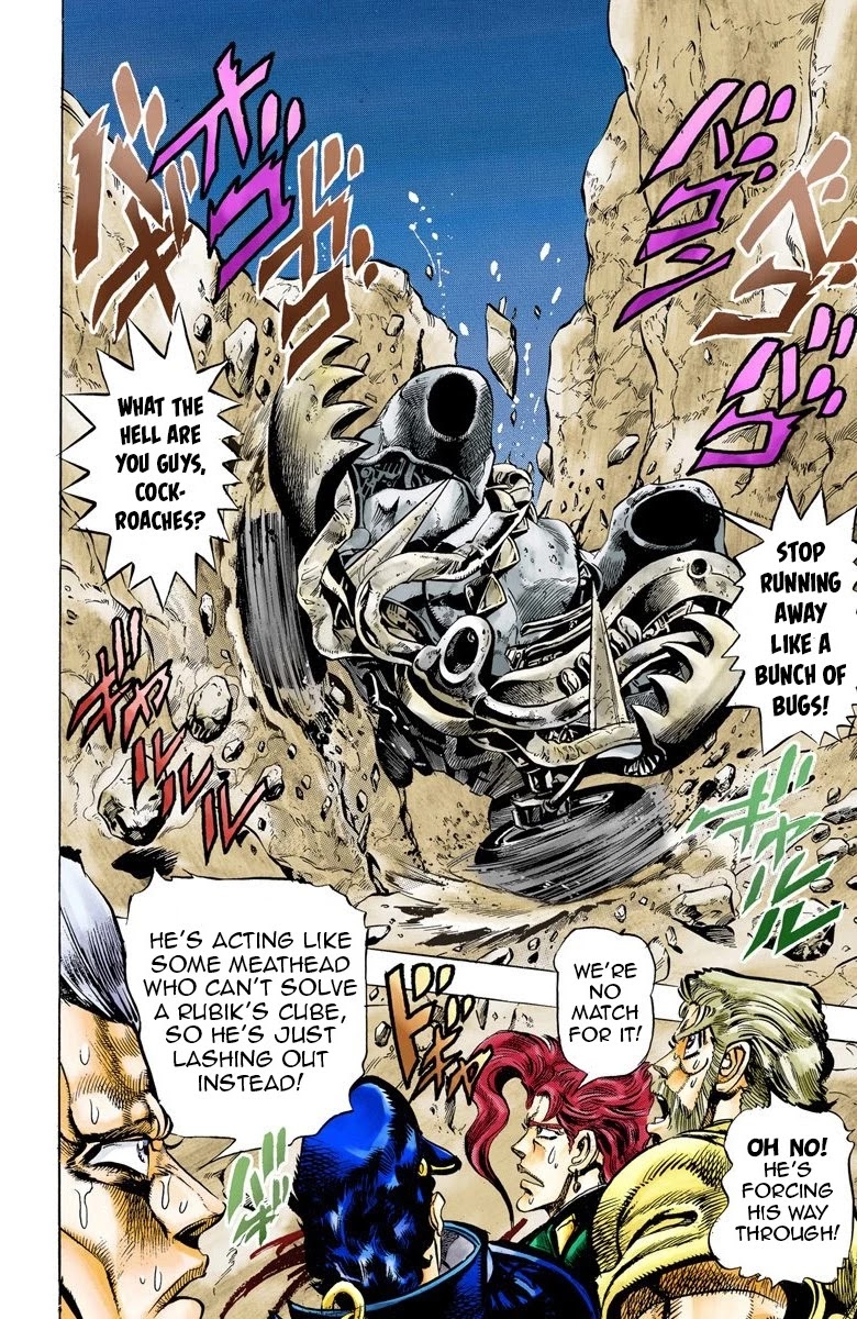 JoJo's Bizarre Adventure Part 3 - Stardust Crusaders (Official Colored) Chapter 40 page 7 - Chapter 40: Wheel of Fortune Part 4