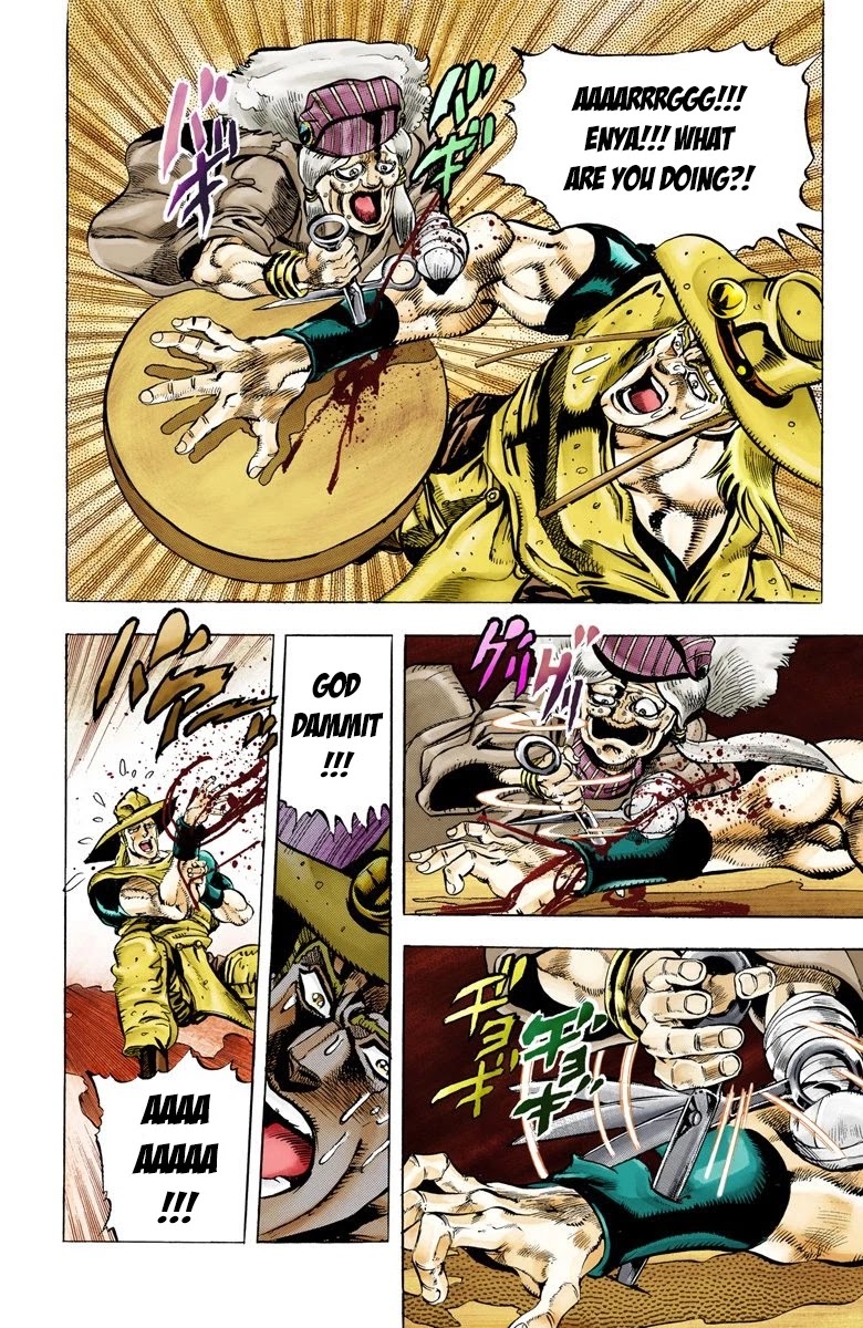 JoJo's Bizarre Adventure Part 3 - Stardust Crusaders (Official Colored) Chapter 43 page 12 - Chapter 43: Justice Part 3