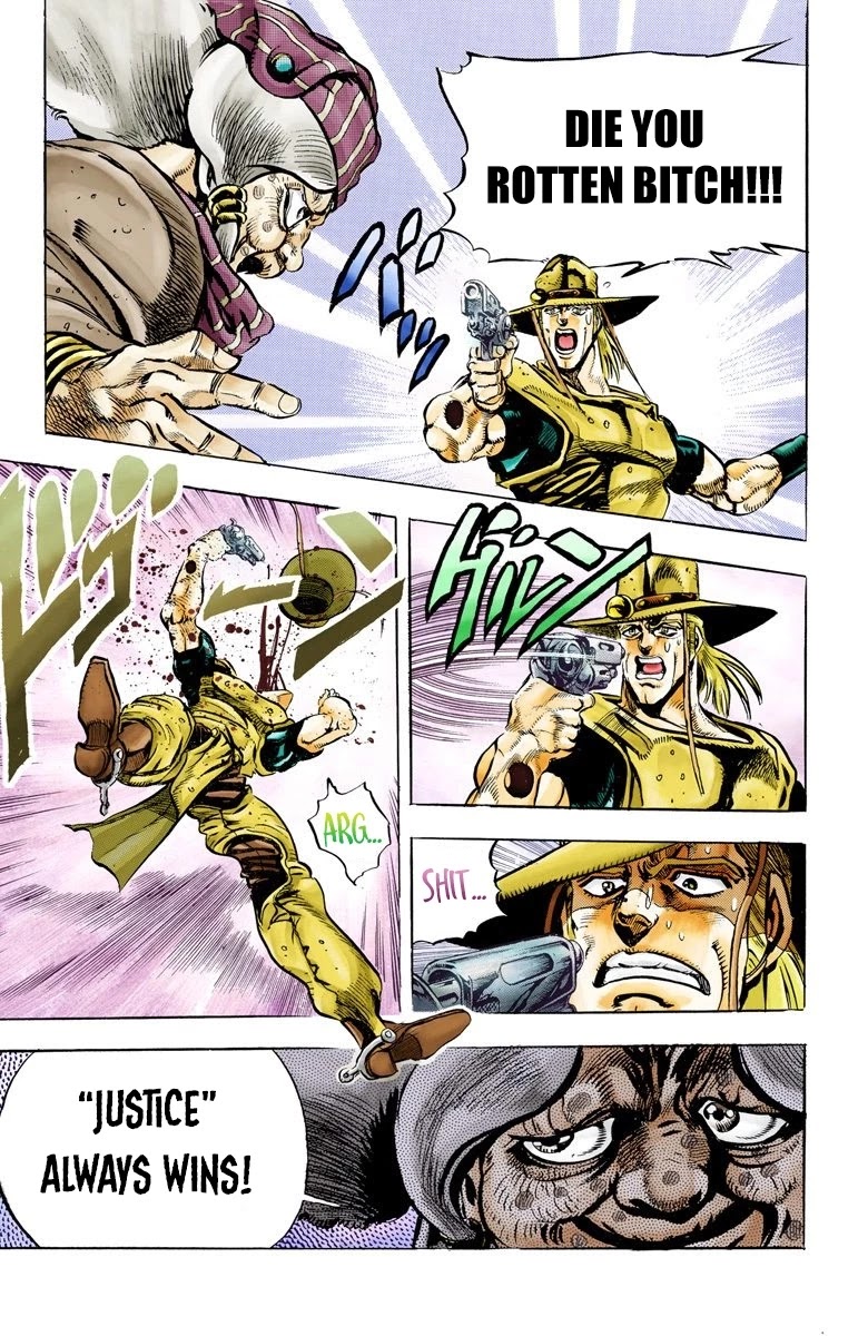 JoJo's Bizarre Adventure Part 3 - Stardust Crusaders (Official Colored) Chapter 43 page 19 - Chapter 43: Justice Part 3