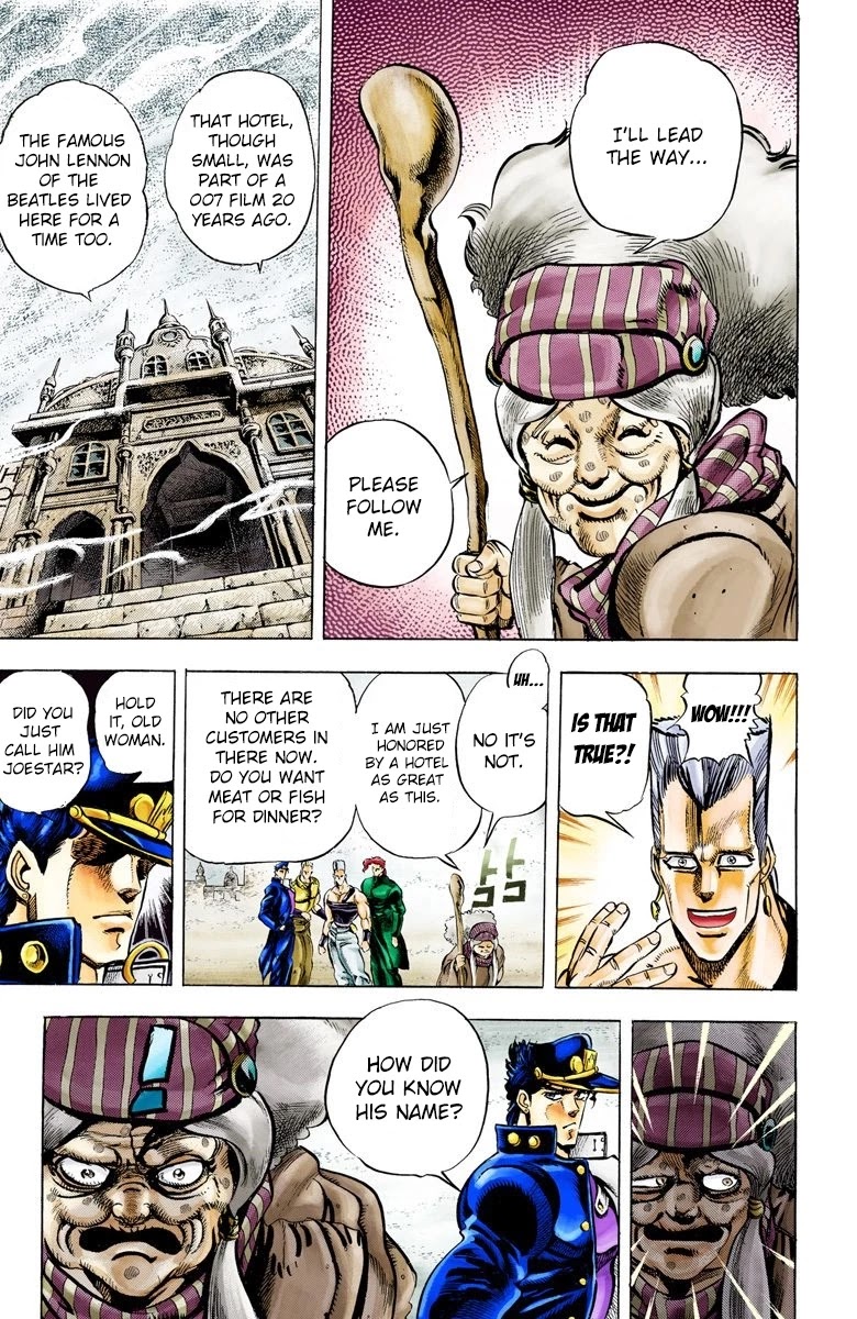 JoJo's Bizarre Adventure Part 3 - Stardust Crusaders (Official Colored) Chapter 43 page 3 - Chapter 43: Justice Part 3