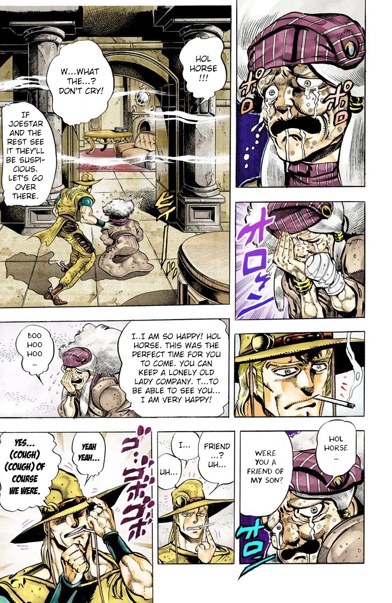 JoJo's Bizarre Adventure Part 3 - Stardust Crusaders (Official Colored) Chapter 43 page 9 - Chapter 43: Justice Part 3