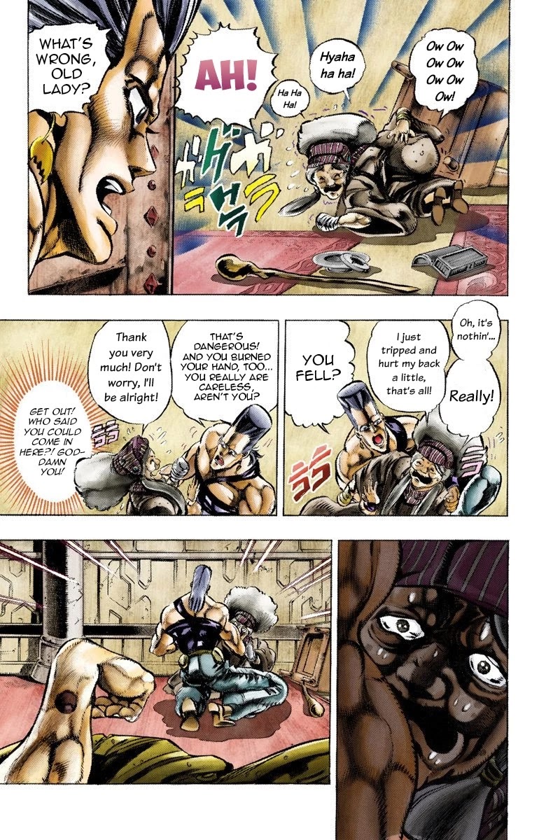 JoJo's Bizarre Adventure Part 3 - Stardust Crusaders (Official Colored) Chapter 44 page 6 - Chapter 44: Justice Part 4