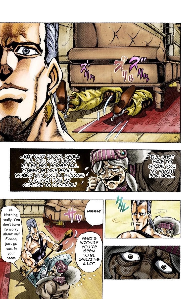 JoJo's Bizarre Adventure Part 3 - Stardust Crusaders (Official Colored) Chapter 44 page 8 - Chapter 44: Justice Part 4