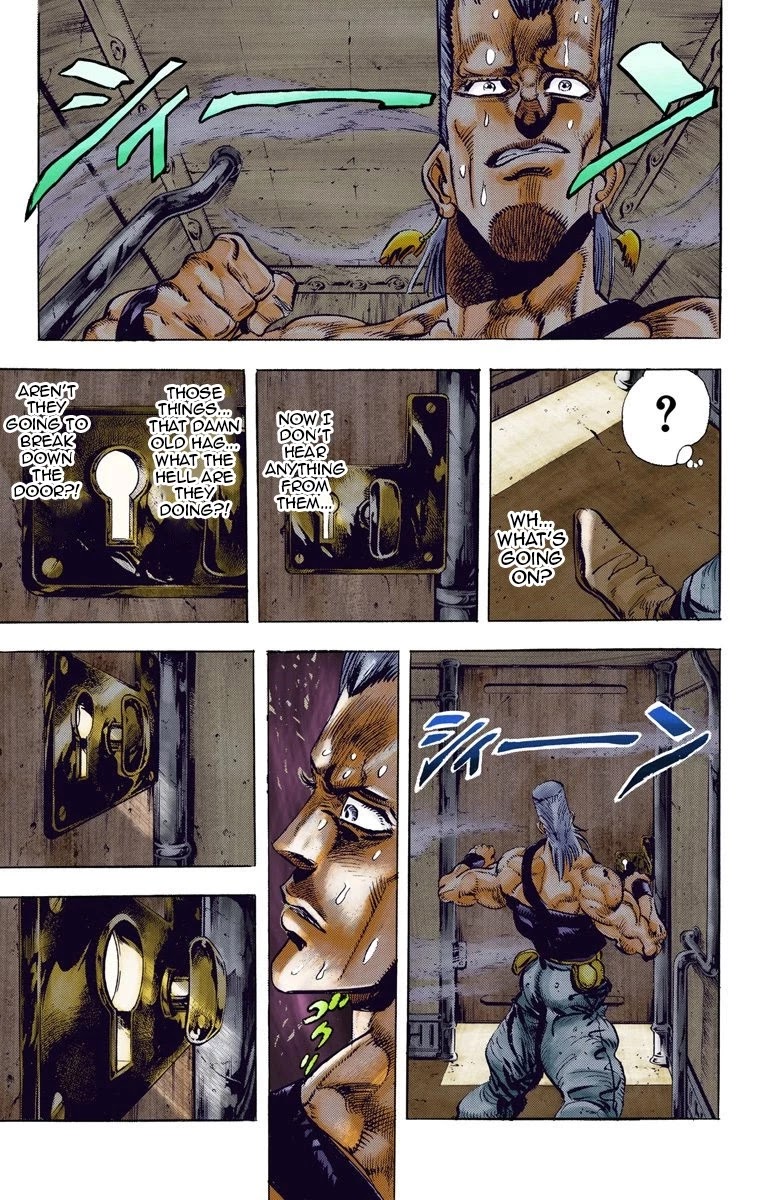 JoJo's Bizarre Adventure Part 3 - Stardust Crusaders (Official Colored) Chapter 45 page 9 - Chapter 45: Justice Part 5
