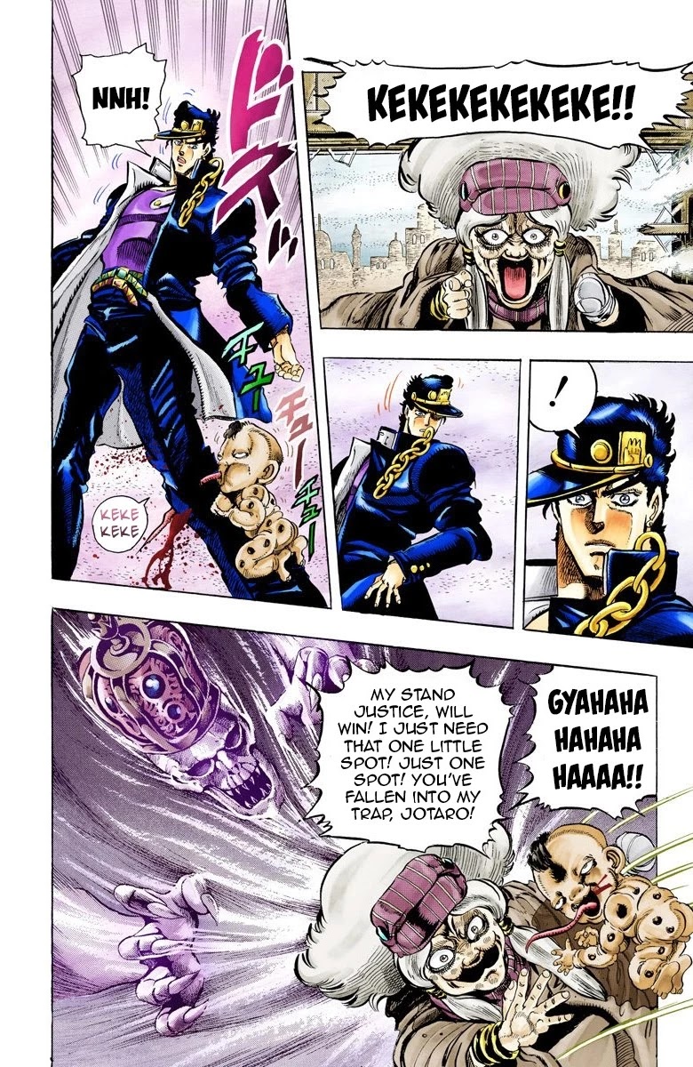 JoJo's Bizarre Adventure Part 3 - Stardust Crusaders (Official Colored) Chapter 46 page 11 - Chapter 46: Justice Part 6
