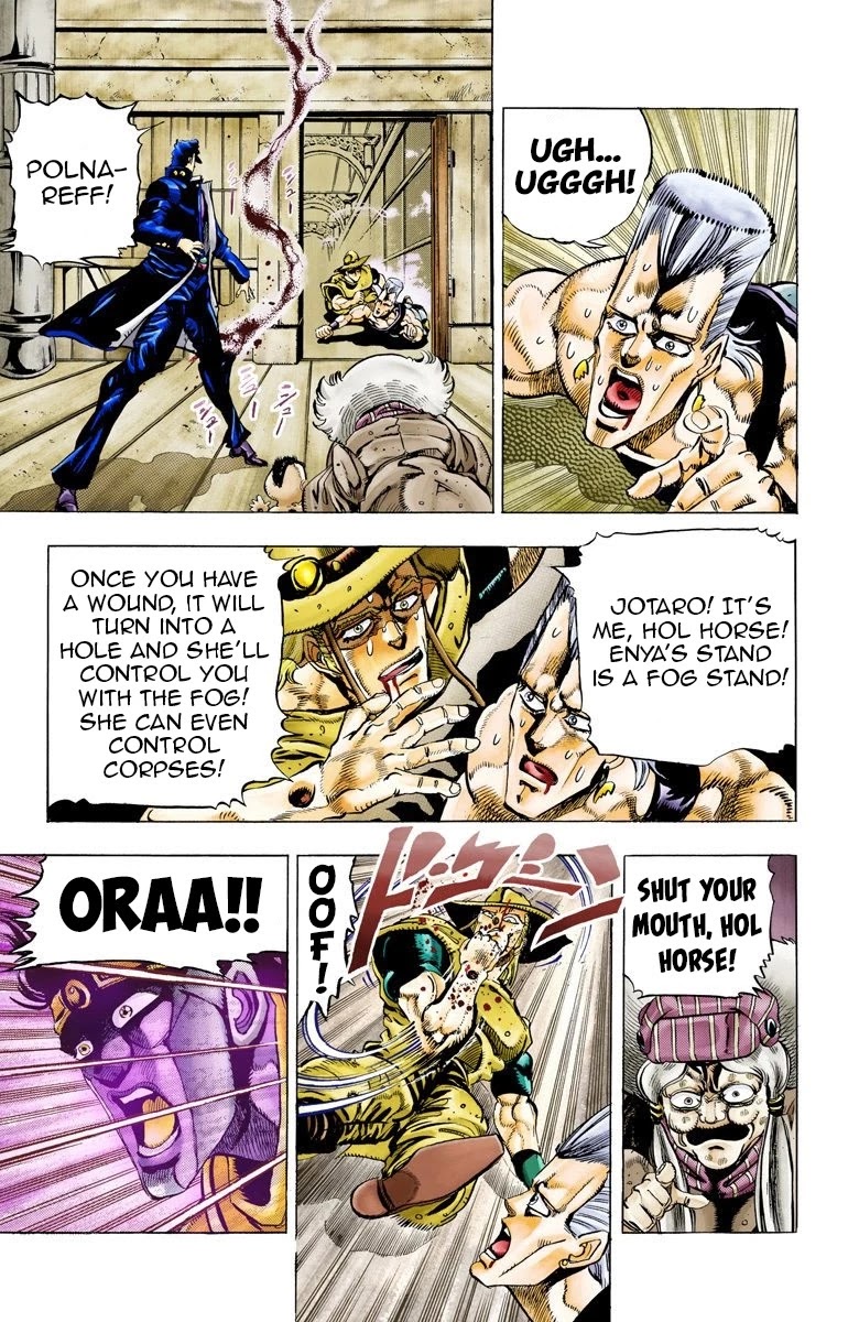 JoJo's Bizarre Adventure Part 3 - Stardust Crusaders (Official Colored) Chapter 46 page 12 - Chapter 46: Justice Part 6
