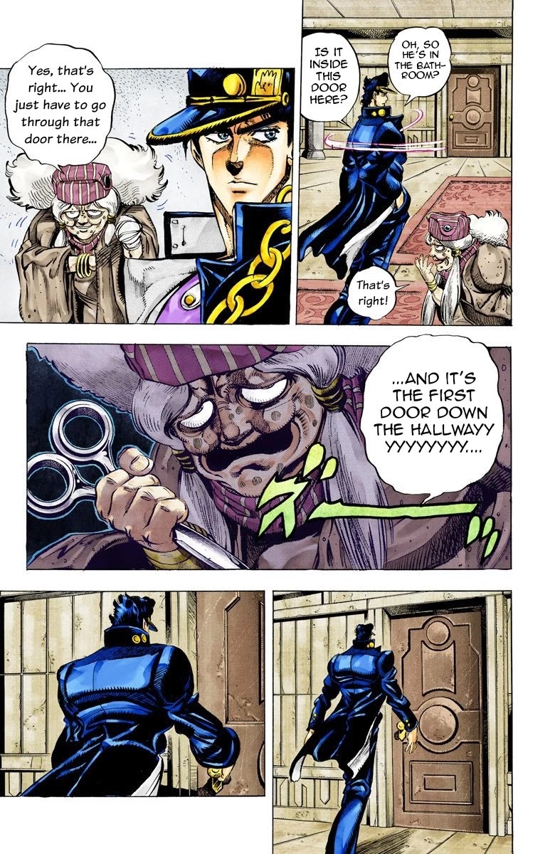 JoJo's Bizarre Adventure Part 3 - Stardust Crusaders (Official Colored) Chapter 46 page 3 - Chapter 46: Justice Part 6