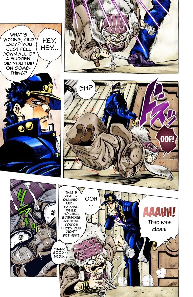JoJo's Bizarre Adventure Part 3 - Stardust Crusaders (Official Colored) Chapter 46 page 5 - Chapter 46: Justice Part 6