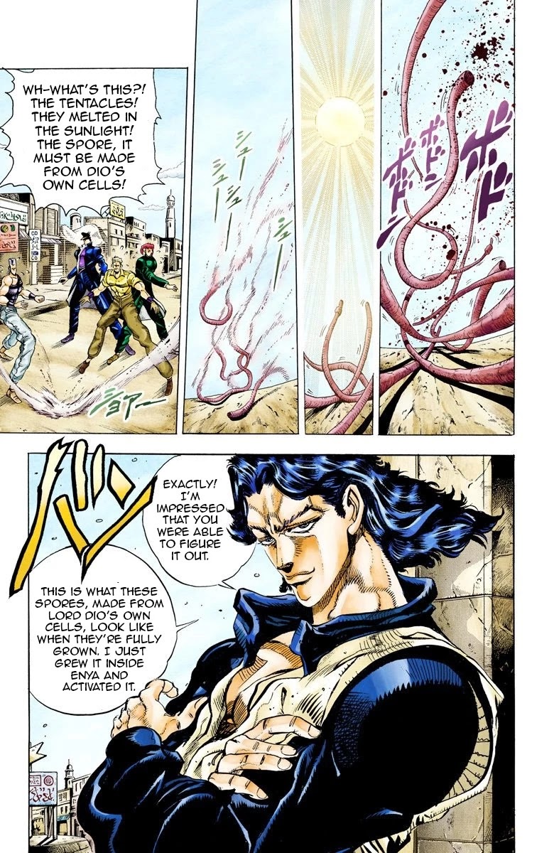 JoJo's Bizarre Adventure Part 3 - Stardust Crusaders (Official Colored) Chapter 48 page 3 - Chapter 48: Lovers Part 2