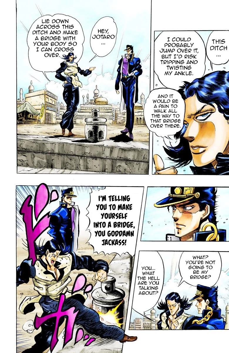 JoJo's Bizarre Adventure Part 3 - Stardust Crusaders (Official Colored) Chapter 49 page 16 - Chapter 49: Lovers Part 3