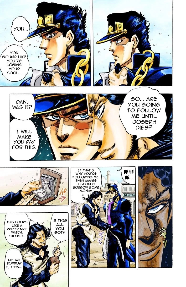 JoJo's Bizarre Adventure Part 3 - Stardust Crusaders (Official Colored) Chapter 49 page 9 - Chapter 49: Lovers Part 3