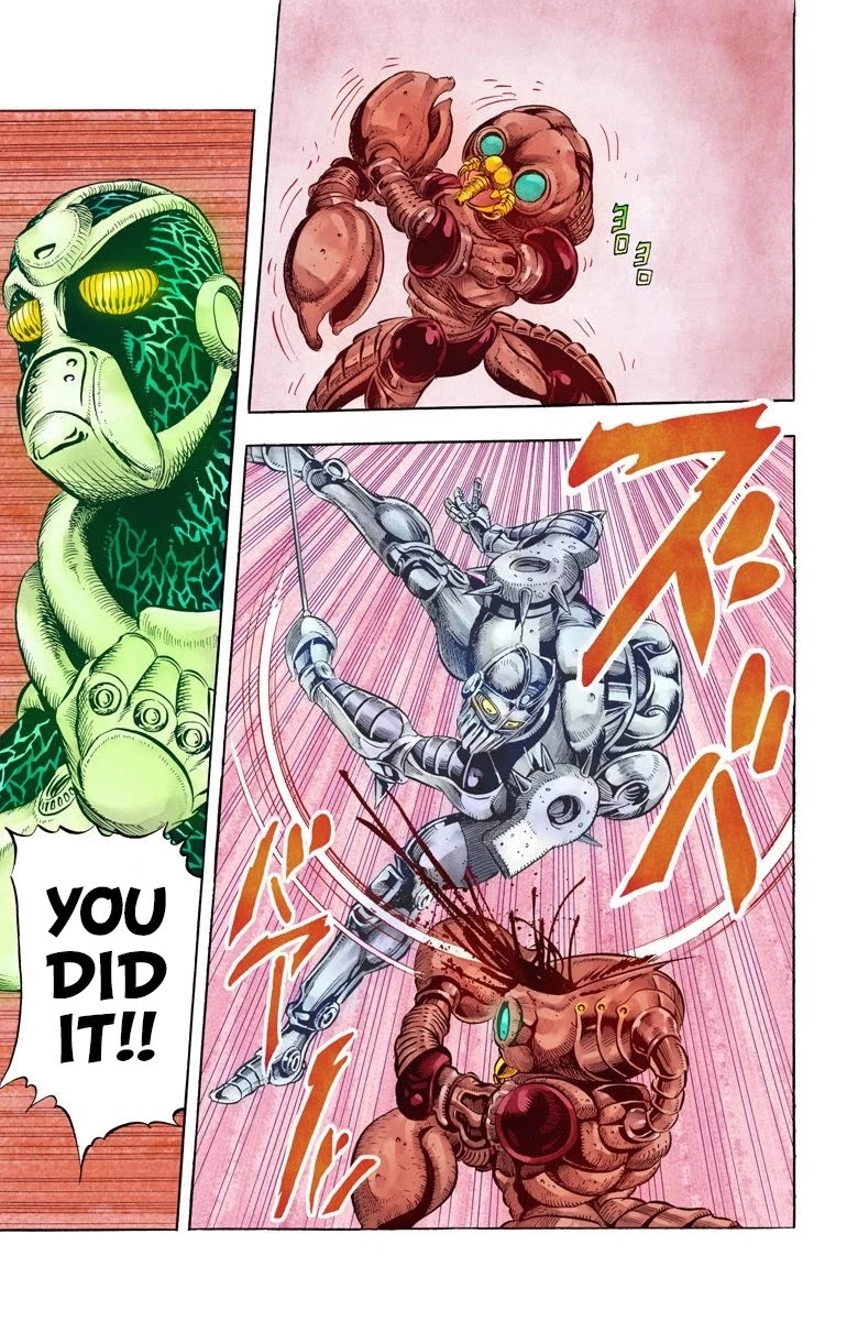 JoJo's Bizarre Adventure Part 3 - Stardust Crusaders (Official Colored) Chapter 50 page 14 - Chapter 50: Lovers Part 4
