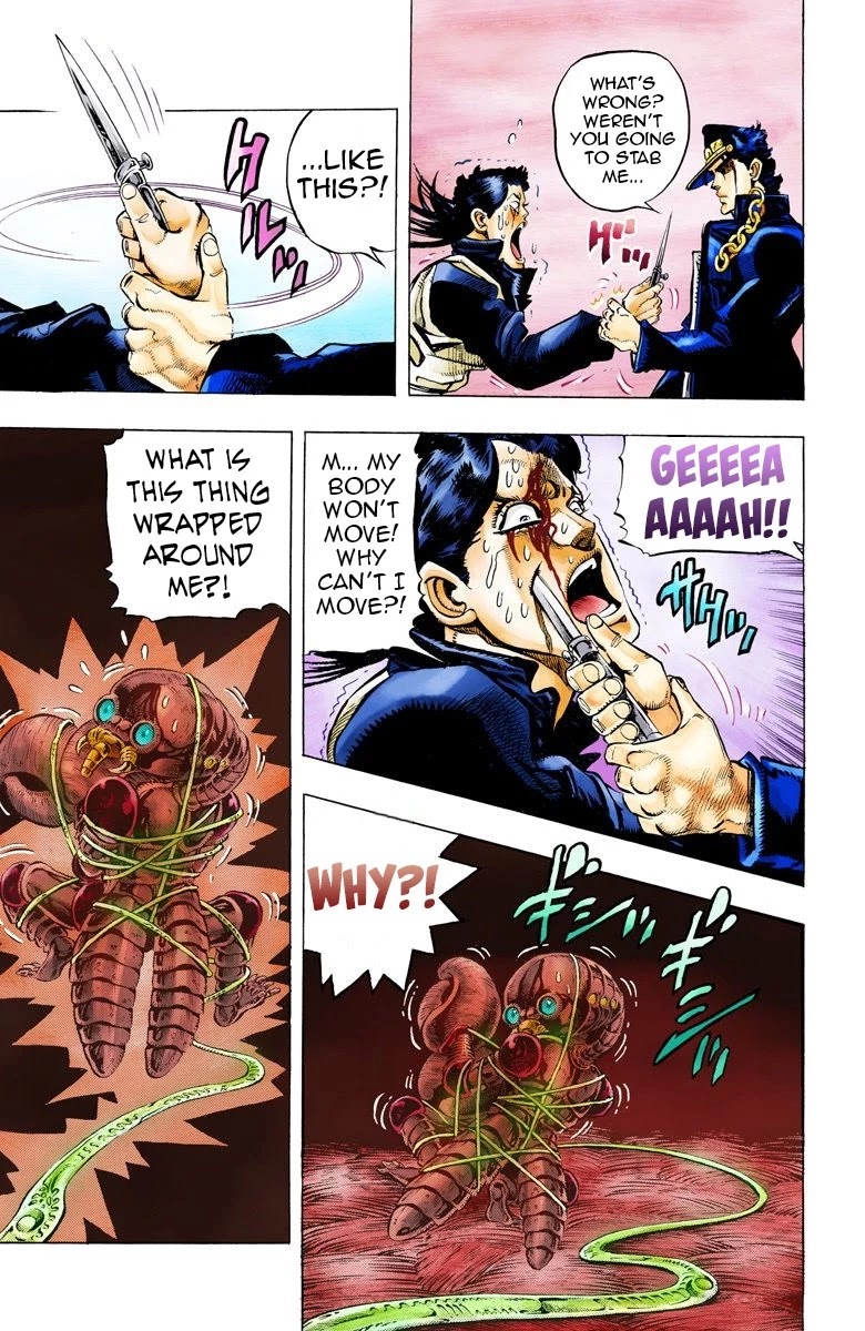 JoJo's Bizarre Adventure Part 3 - Stardust Crusaders (Official Colored) Chapter 52 page 13 - Chapter 52: Lovers Part 6