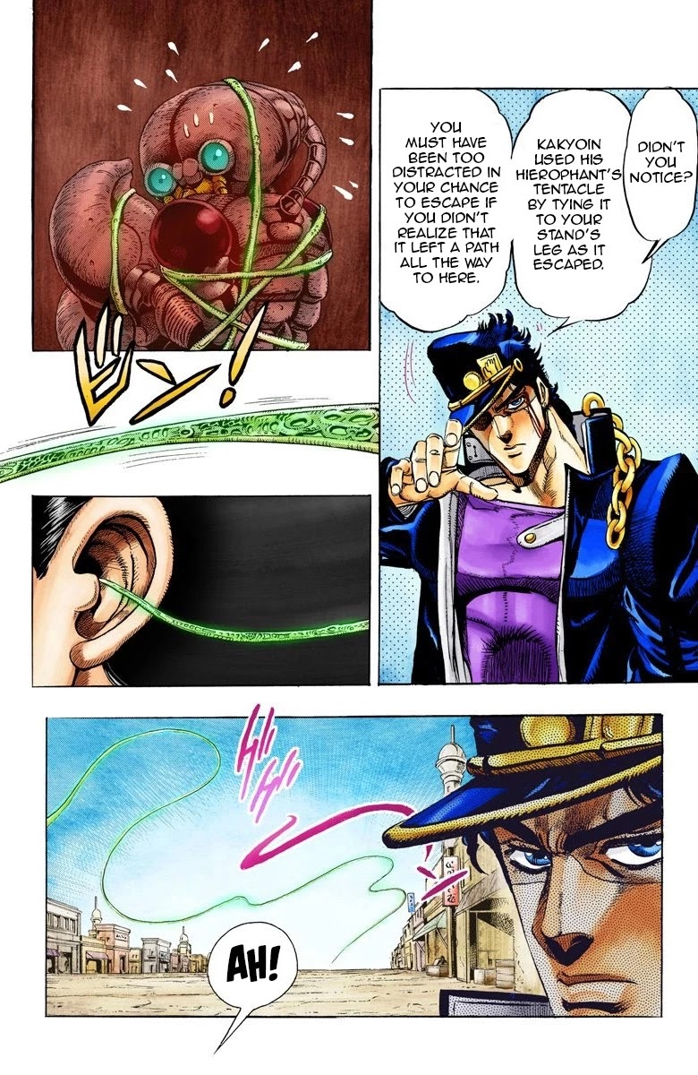 JoJo's Bizarre Adventure Part 3 - Stardust Crusaders (Official Colored) Chapter 52 page 14 - Chapter 52: Lovers Part 6