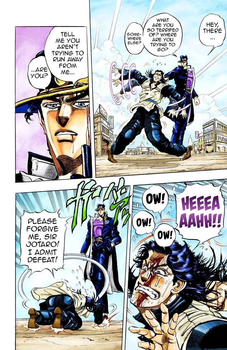 JoJo's Bizarre Adventure Part 3 - Stardust Crusaders (Official Colored) Chapter 52 page 4 - Chapter 52: Lovers Part 6
