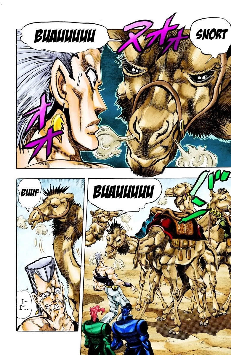 JoJo's Bizarre Adventure Part 3 - Stardust Crusaders (Official Colored) Chapter 53 page 5 - Chapter 53: The Sun Part 1