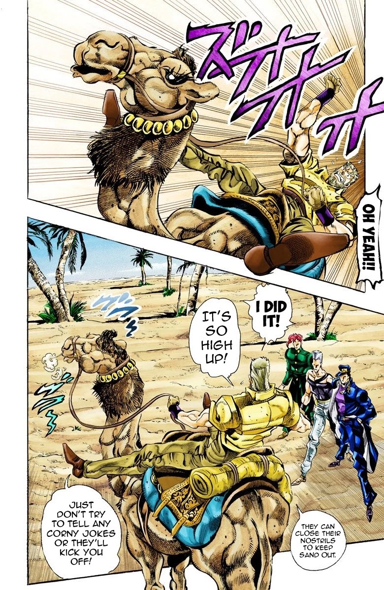 JoJo's Bizarre Adventure Part 3 - Stardust Crusaders (Official Colored) Chapter 53 page 9 - Chapter 53: The Sun Part 1