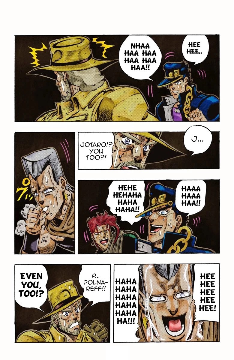 JoJo's Bizarre Adventure Part 3 - Stardust Crusaders (Official Colored) Chapter 54 page 13 - Chapter 54: The Sun Part 2