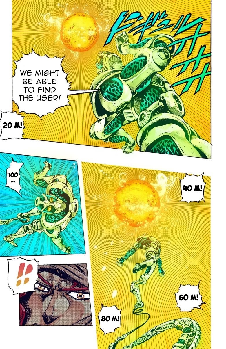 JoJo's Bizarre Adventure Part 3 - Stardust Crusaders (Official Colored) Chapter 54 page 5 - Chapter 54: The Sun Part 2