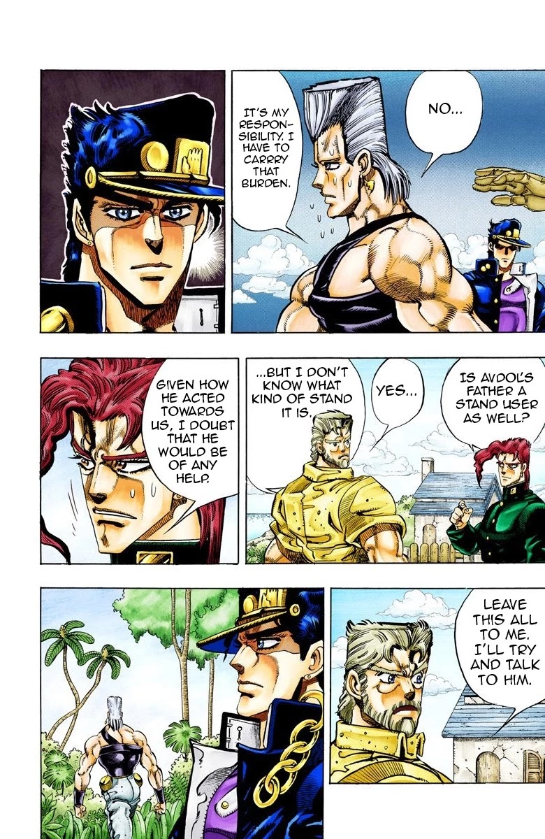 JoJo's Bizarre Adventure Part 3 - Stardust Crusaders (Official Colored) Chapter 61 page 12 - Chapter 61: Judgement Part 1