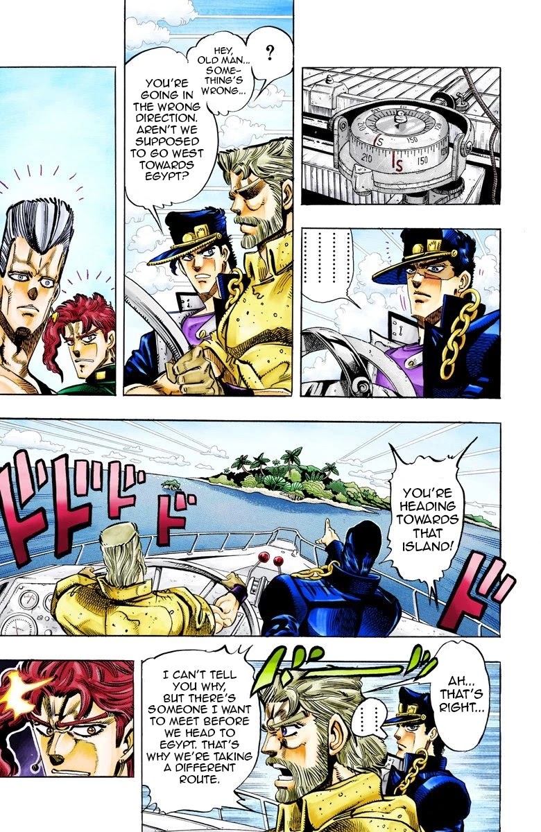 JoJo's Bizarre Adventure Part 3 - Stardust Crusaders (Official Colored) Chapter 61 page 3 - Chapter 61: Judgement Part 1
