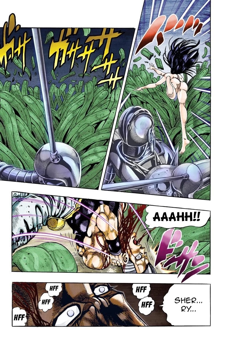 JoJo's Bizarre Adventure Part 3 - Stardust Crusaders (Official Colored) Chapter 63 page 13 - Chapter 63: Judgement Part 3