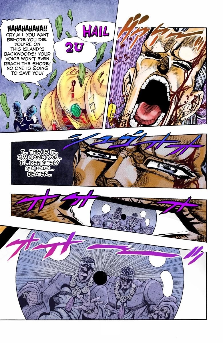 JoJo's Bizarre Adventure Part 3 - Stardust Crusaders (Official Colored) Chapter 64 page 8 - Chapter 64: Judgement Part 4