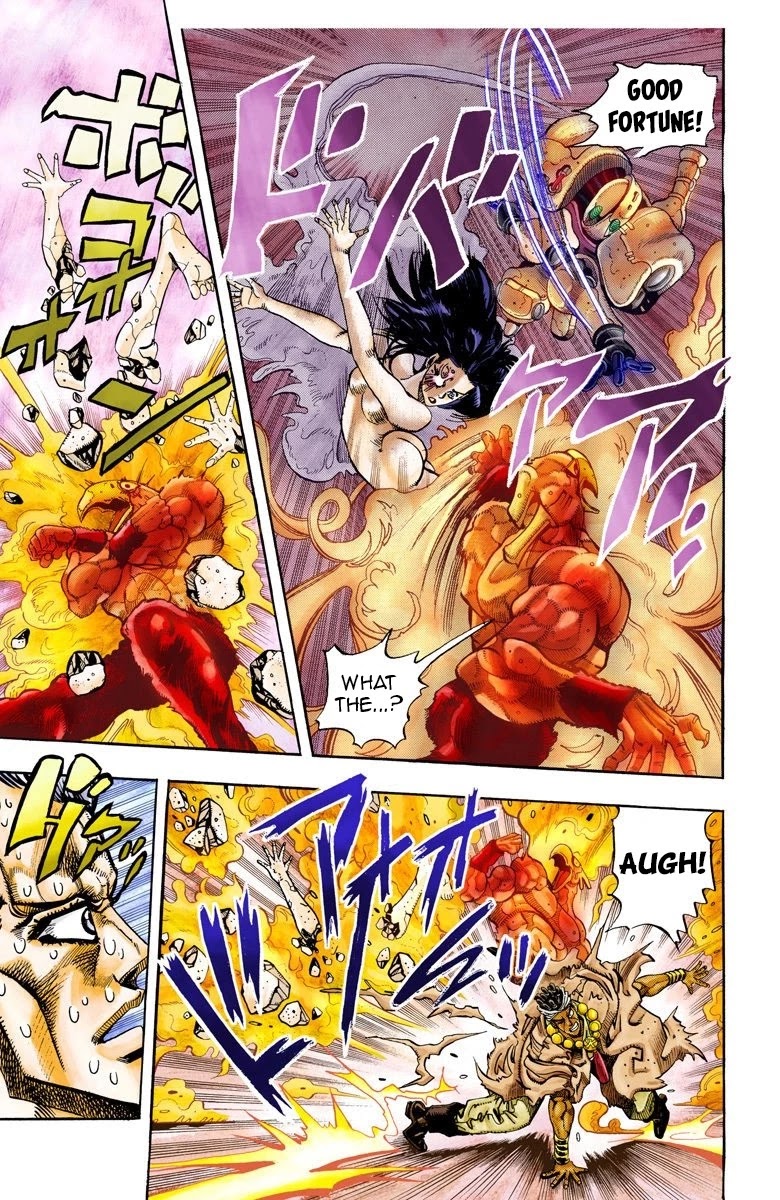 JoJo's Bizarre Adventure Part 3 - Stardust Crusaders (Official Colored) Chapter 65 page 5 - Chapter 65: Judgement Part 5