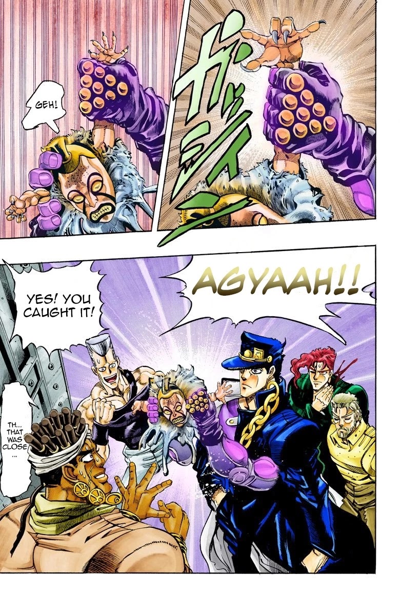 JoJo's Bizarre Adventure Part 3 - Stardust Crusaders (Official Colored) Chapter 67 page 12 - Chapter 67: High Priestess Part 2