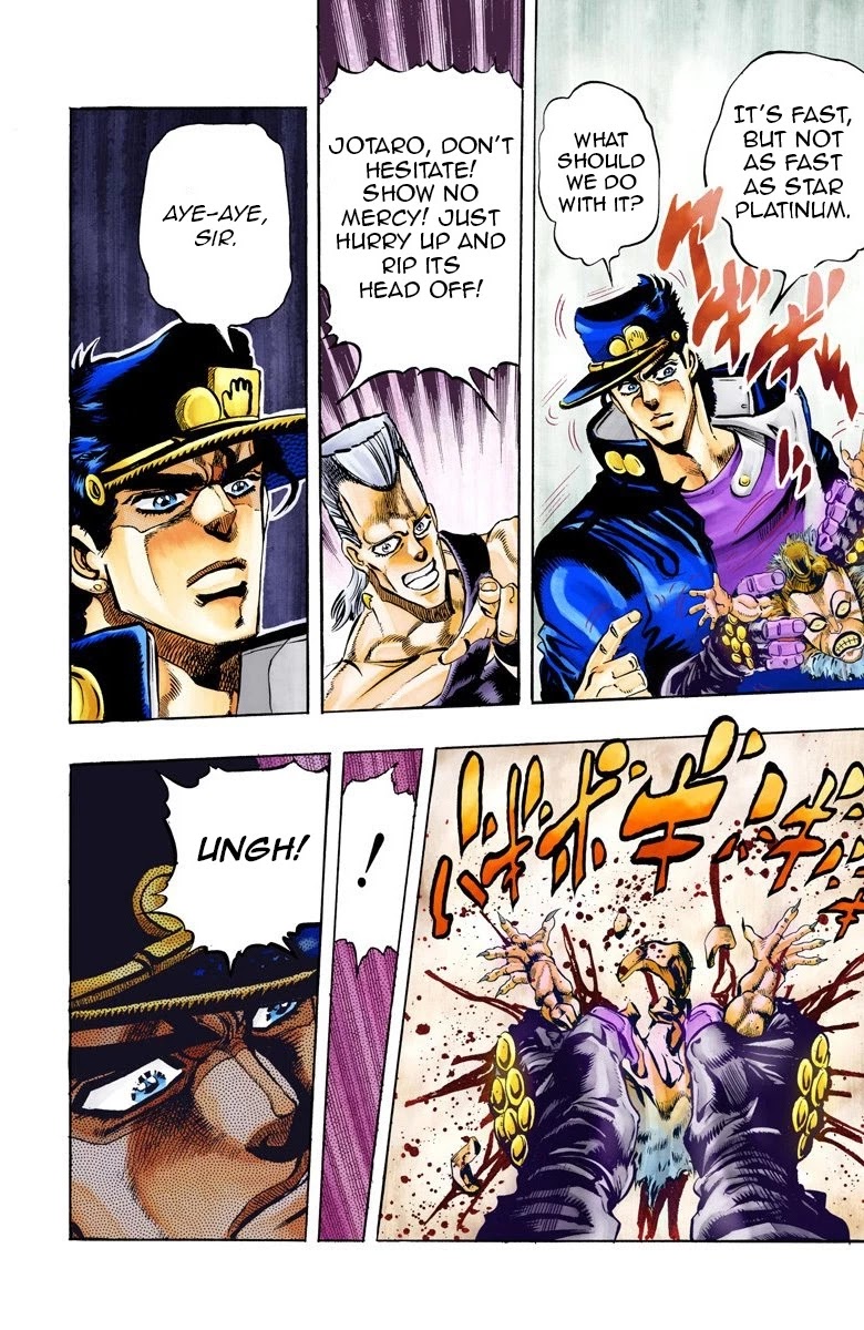 JoJo's Bizarre Adventure Part 3 - Stardust Crusaders (Official Colored) Chapter 67 page 13 - Chapter 67: High Priestess Part 2